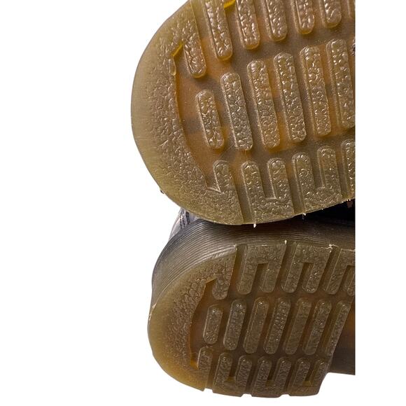 Dr. Martens 1460 Pascal Boots Wild Hearts Printed Womens US 8 Black Leather Pink - Picture 10 of 13